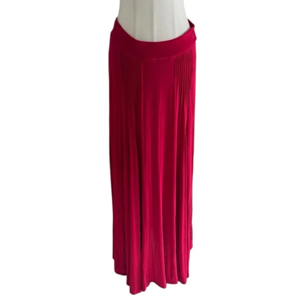 Maeve Red A-Line Maxi Skirt